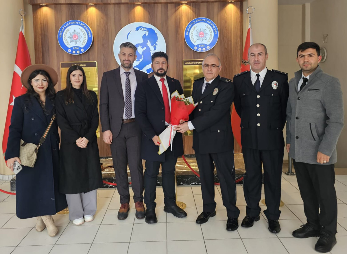 ANAHTAR PARTİ İÇE TEŞKİLATINDAN İLÇE EMNİYET MÜDÜRLÜGÜNE  ZİYARET         