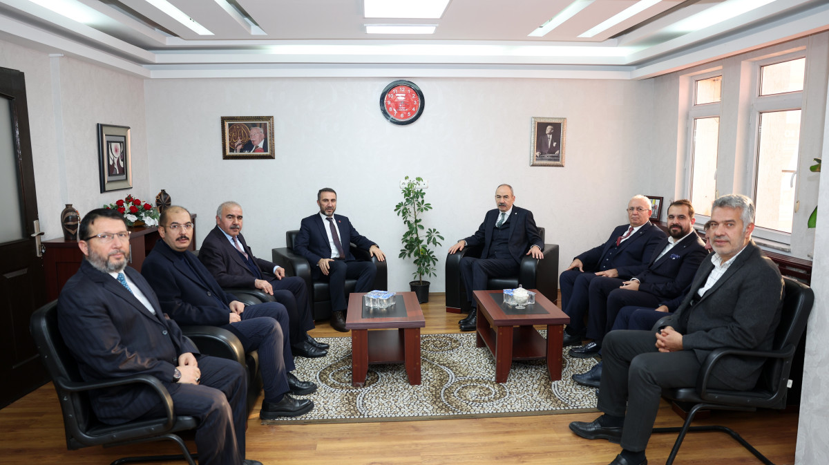 KAYSERİ TİCARET ODASINDAN  SAADET PARTİSİNE  ZİYARET 